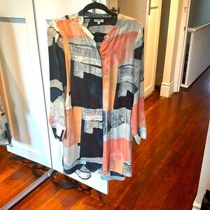 Aritzia Wilfred Silk Shirt dress